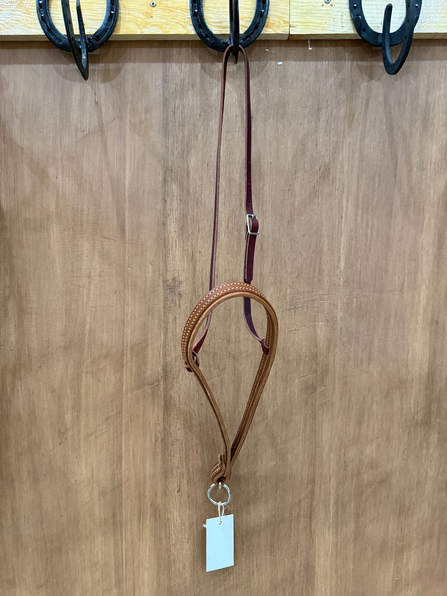 1” over lay leather nose band