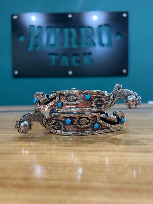 Burro tack ladies spurs 004