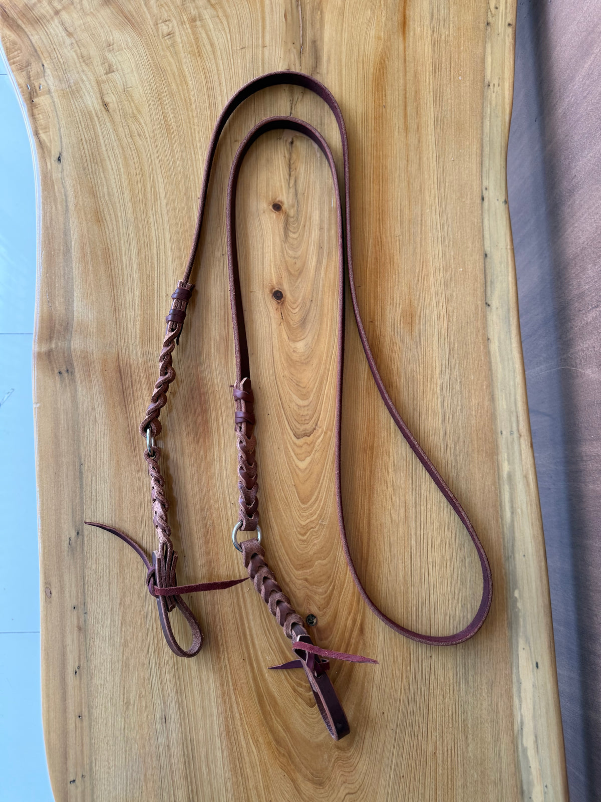 Roping Reins Braided Ends