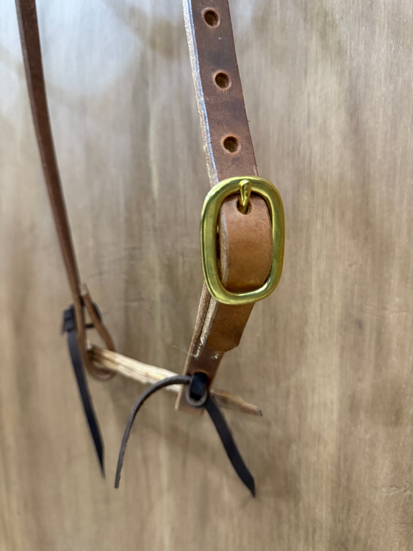 One ear one buckle 3/4” headstall
