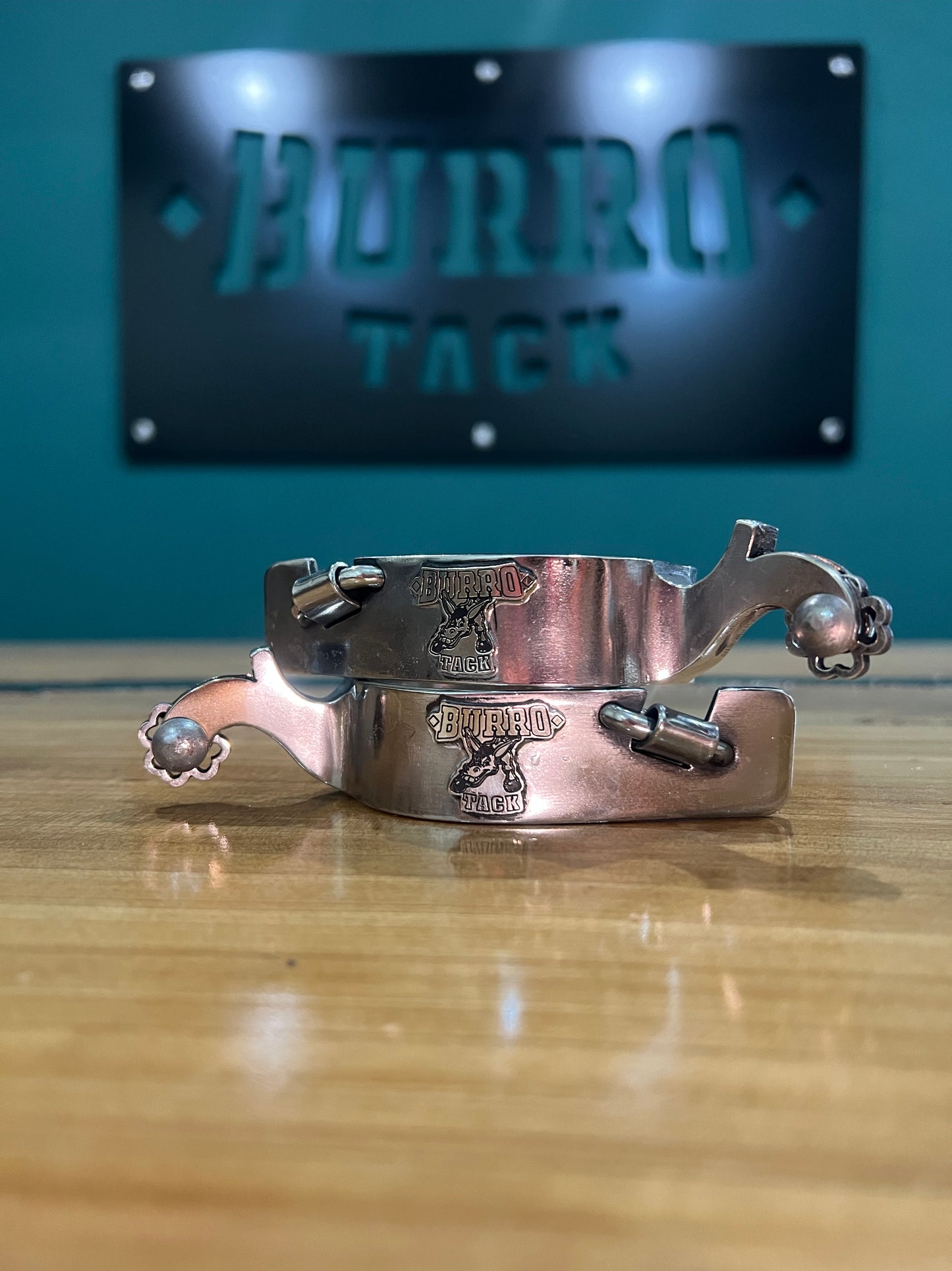 Burrotack inox ladies spurs 10