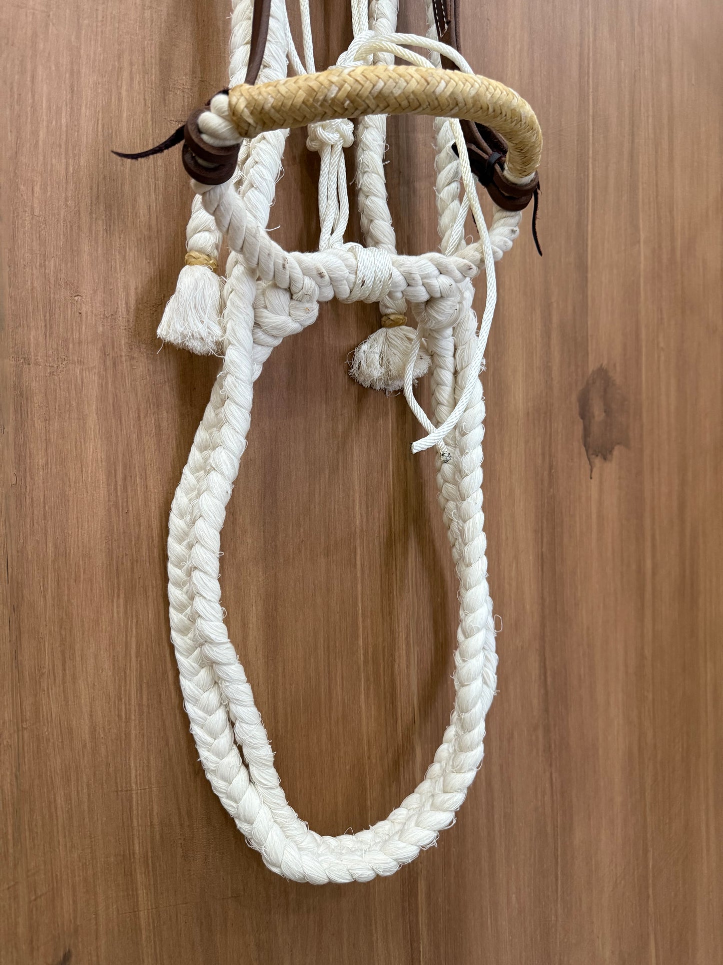 Cotton Hackamore with reins