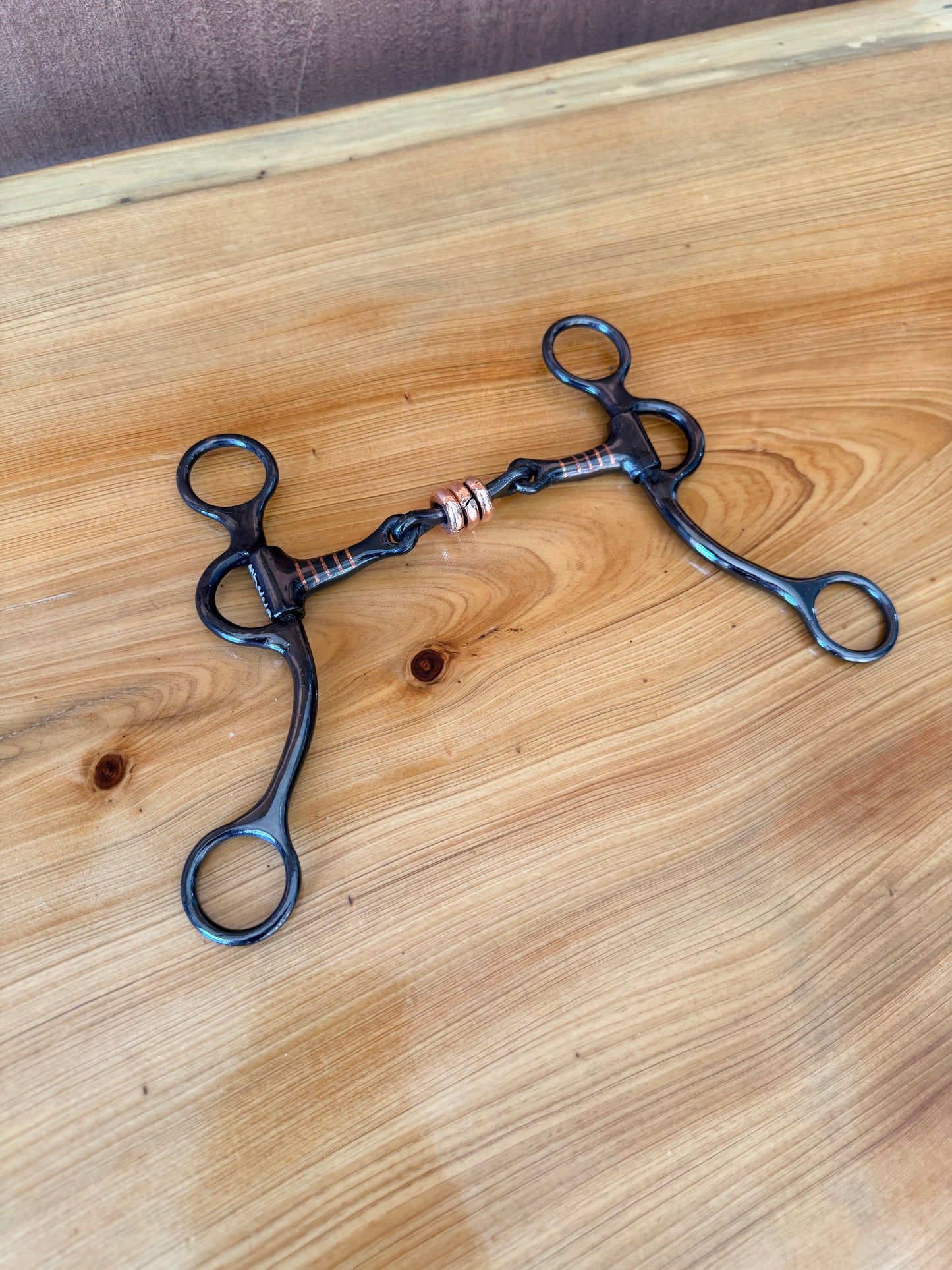 Short Shank Three-Piece Copper Roller Bit