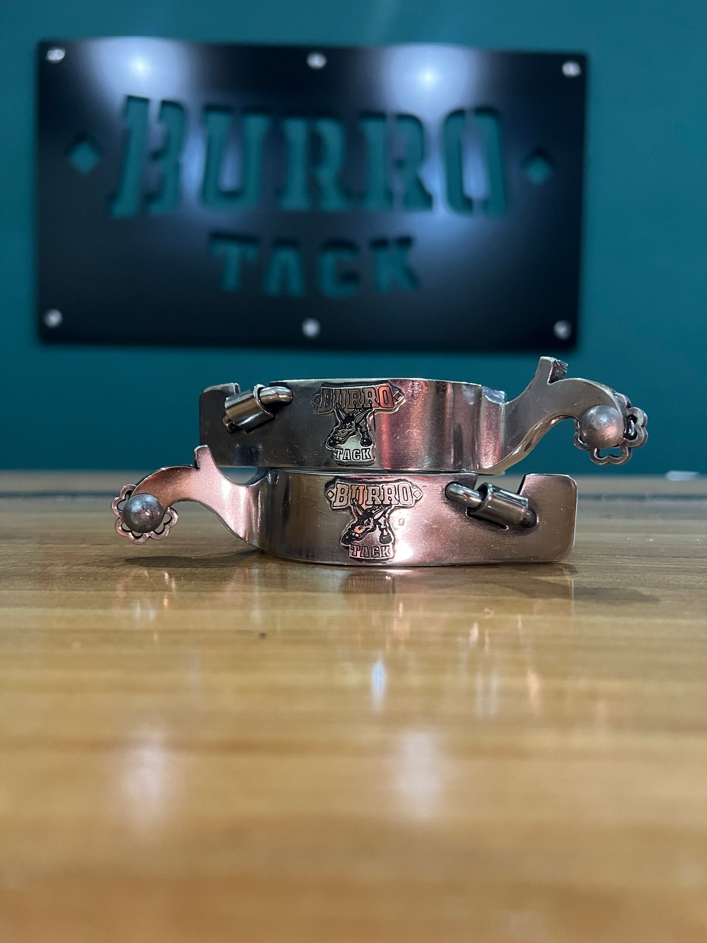 Burrotack inox ladies spurs 10