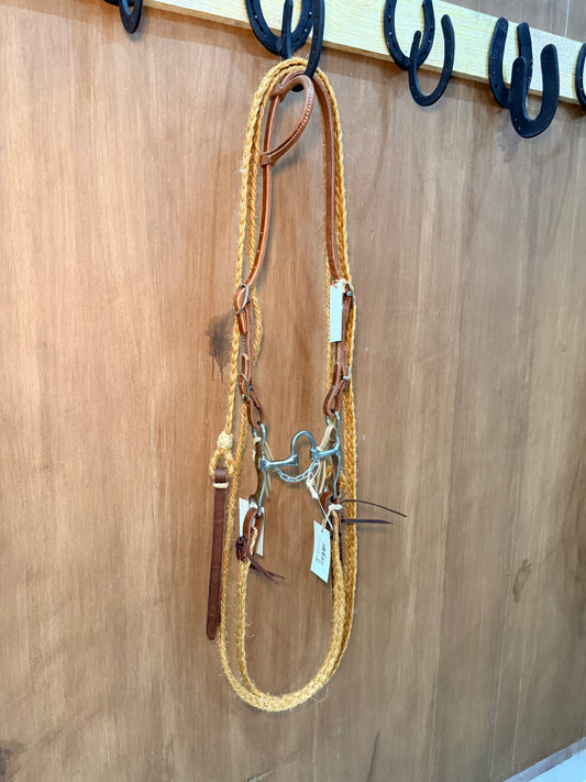 Complete Correction Bridle with Mecate Reins