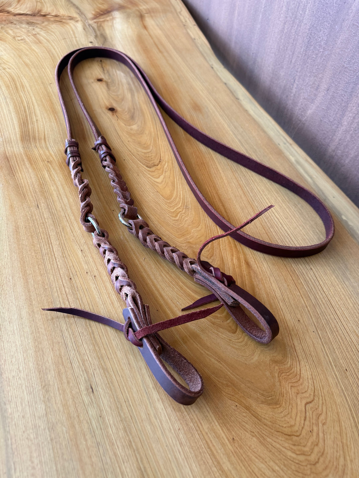 Roping Reins Braided Ends