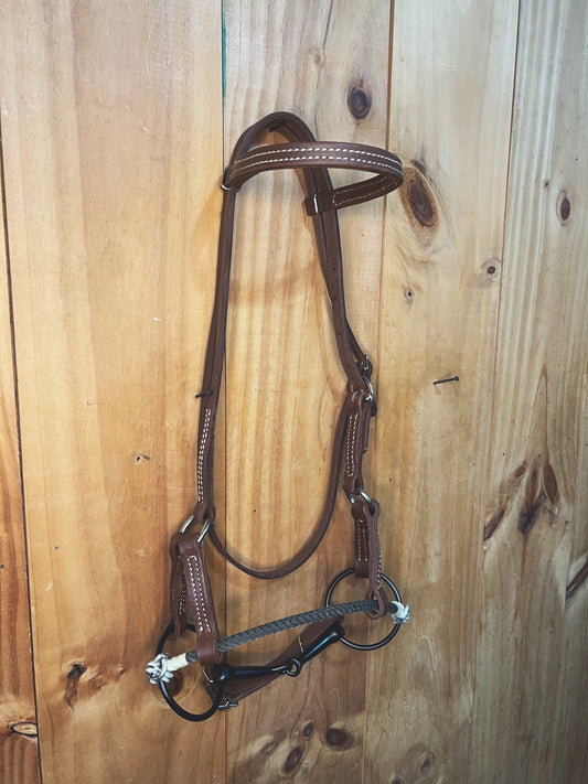 Side pull snaffle bit