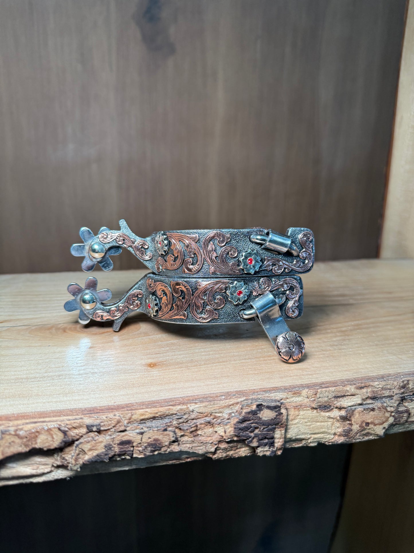 Ladies spurs 6 rose gold