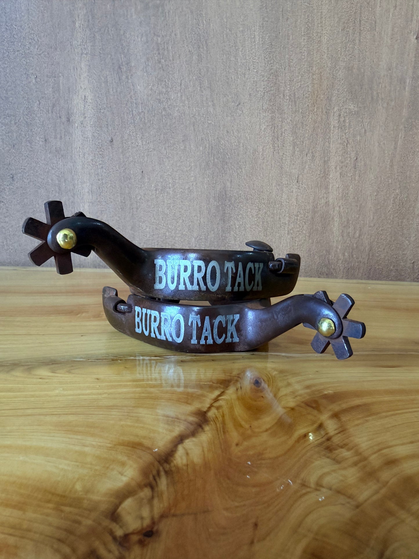 Men’s Antiqued Steel Long Shank Western Spurs
