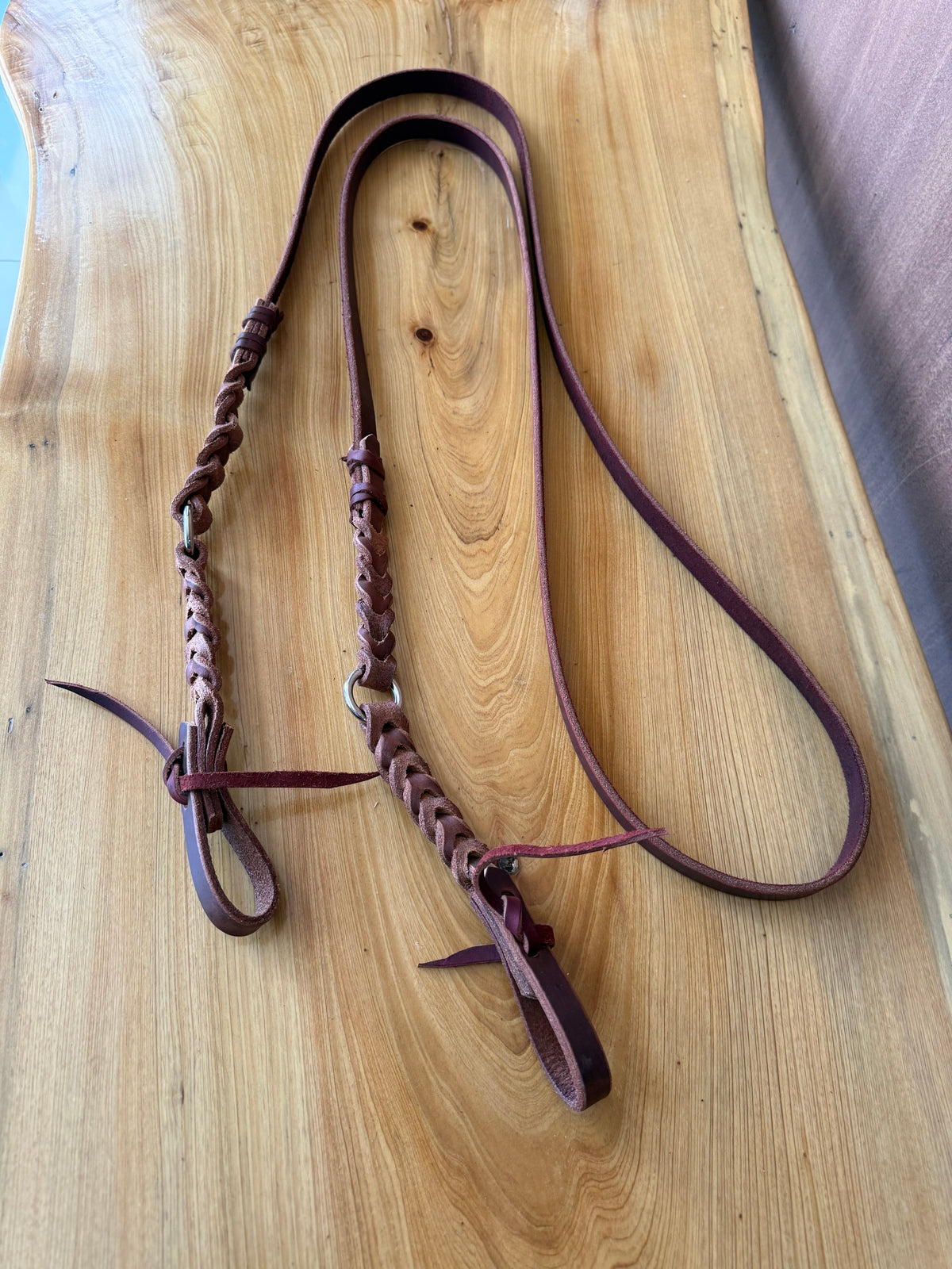 Roping Reins Braided Ends