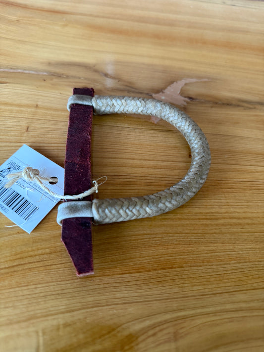 Braided Rawhide One Ear Loop