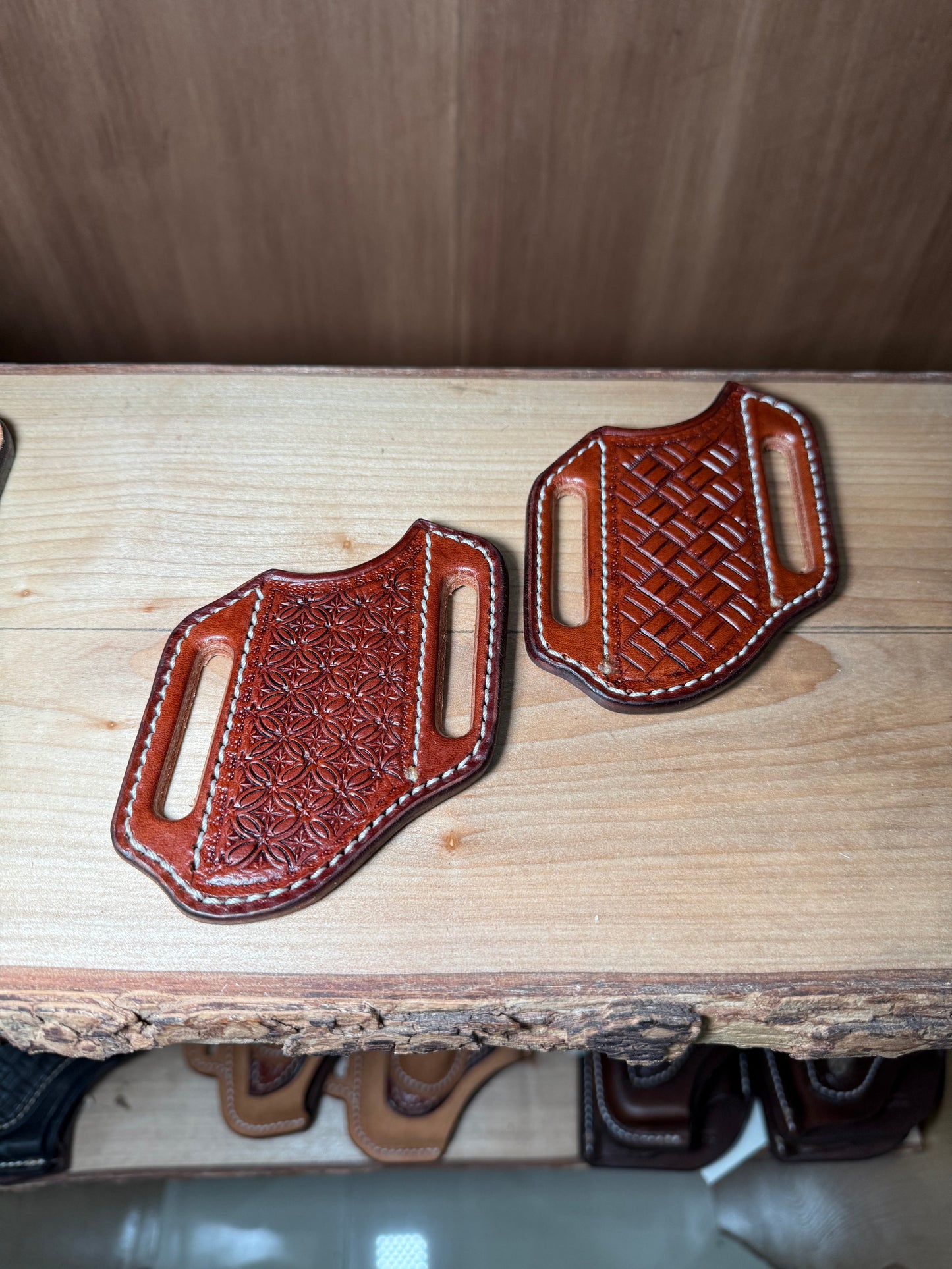 Basket Weave Pocket Knife Sheath