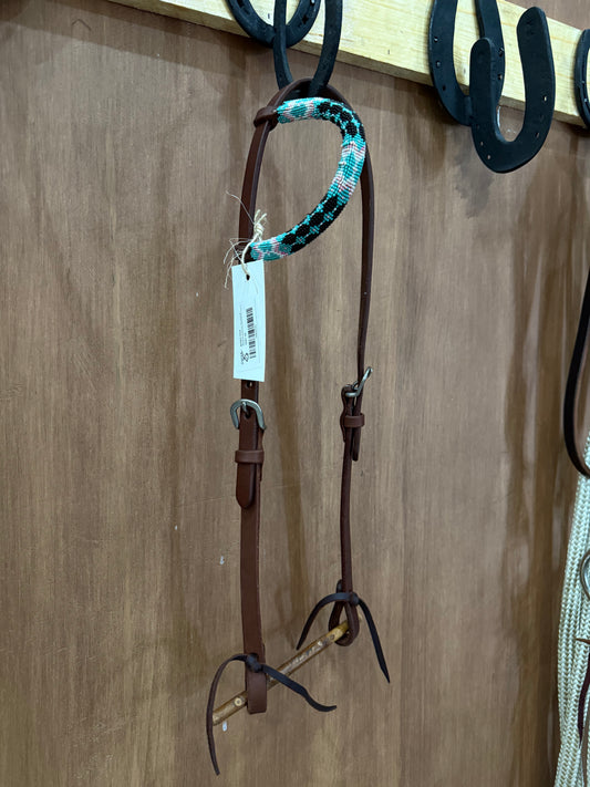 Beaded one ear headstall