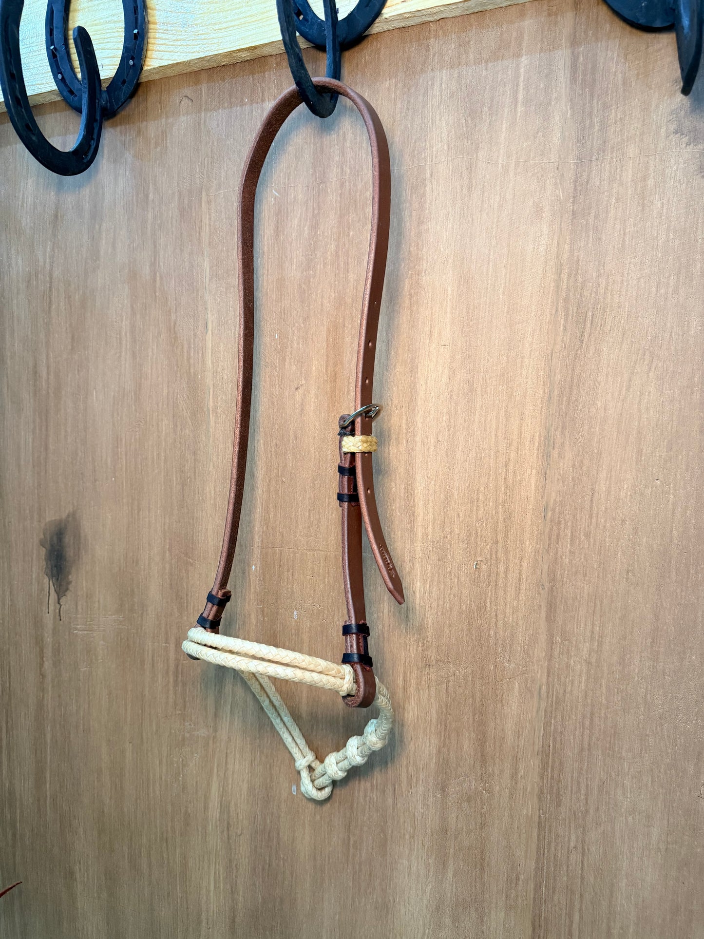 Braided Rawhide Cavesson