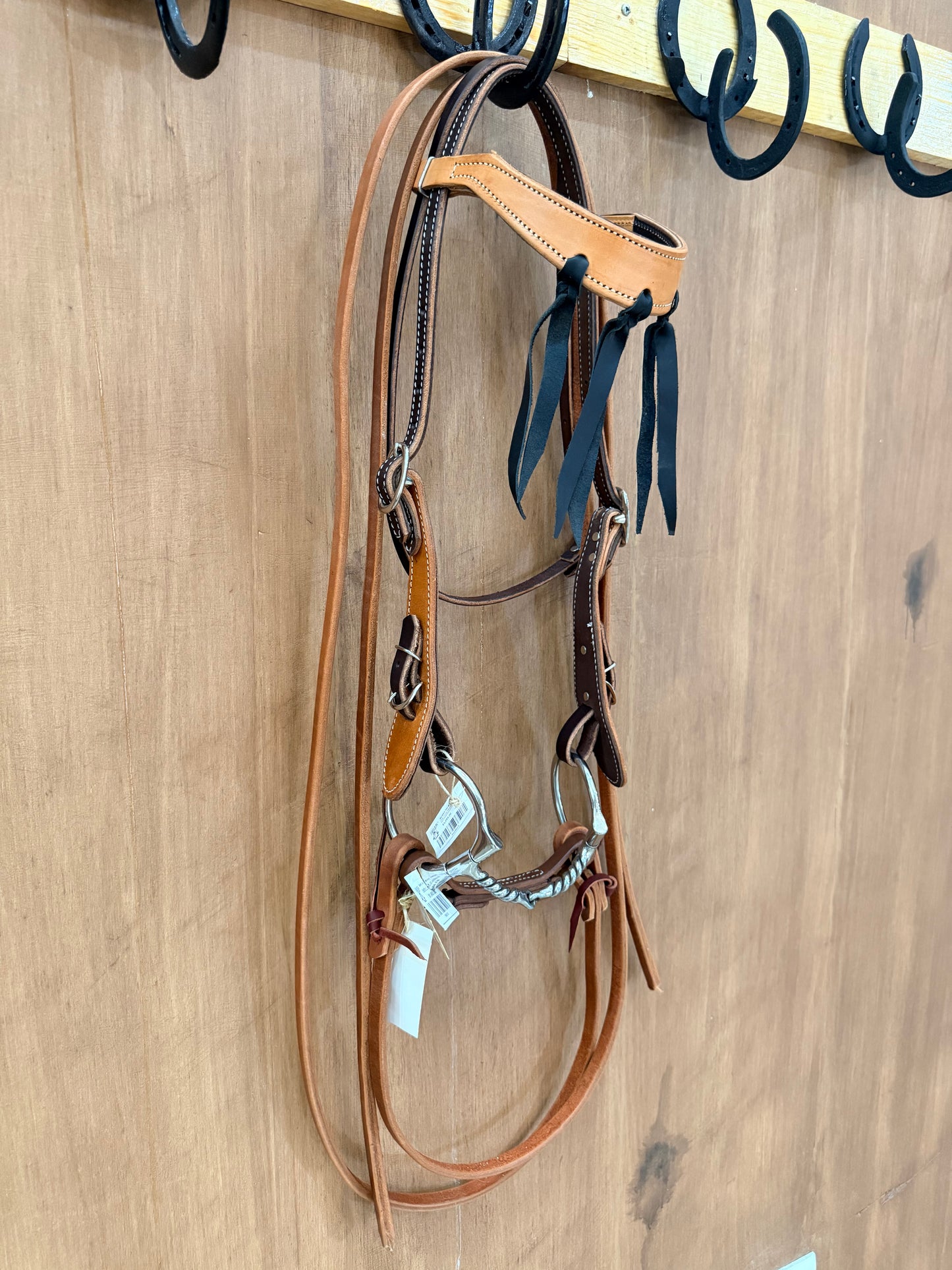 Old Timer Headstall Twisted Snaffle