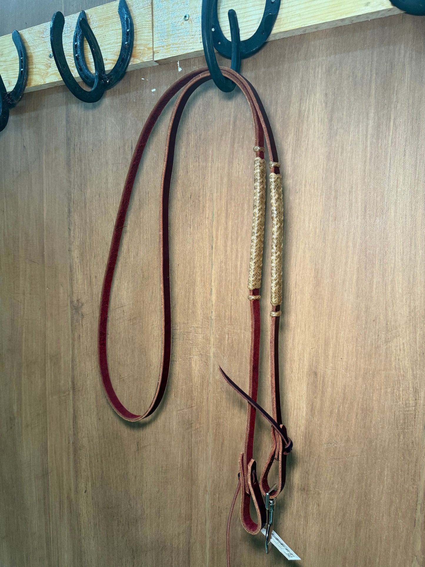 Rawhide roping reins