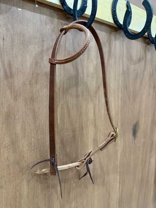 One ear one buckle 3/4” headstall