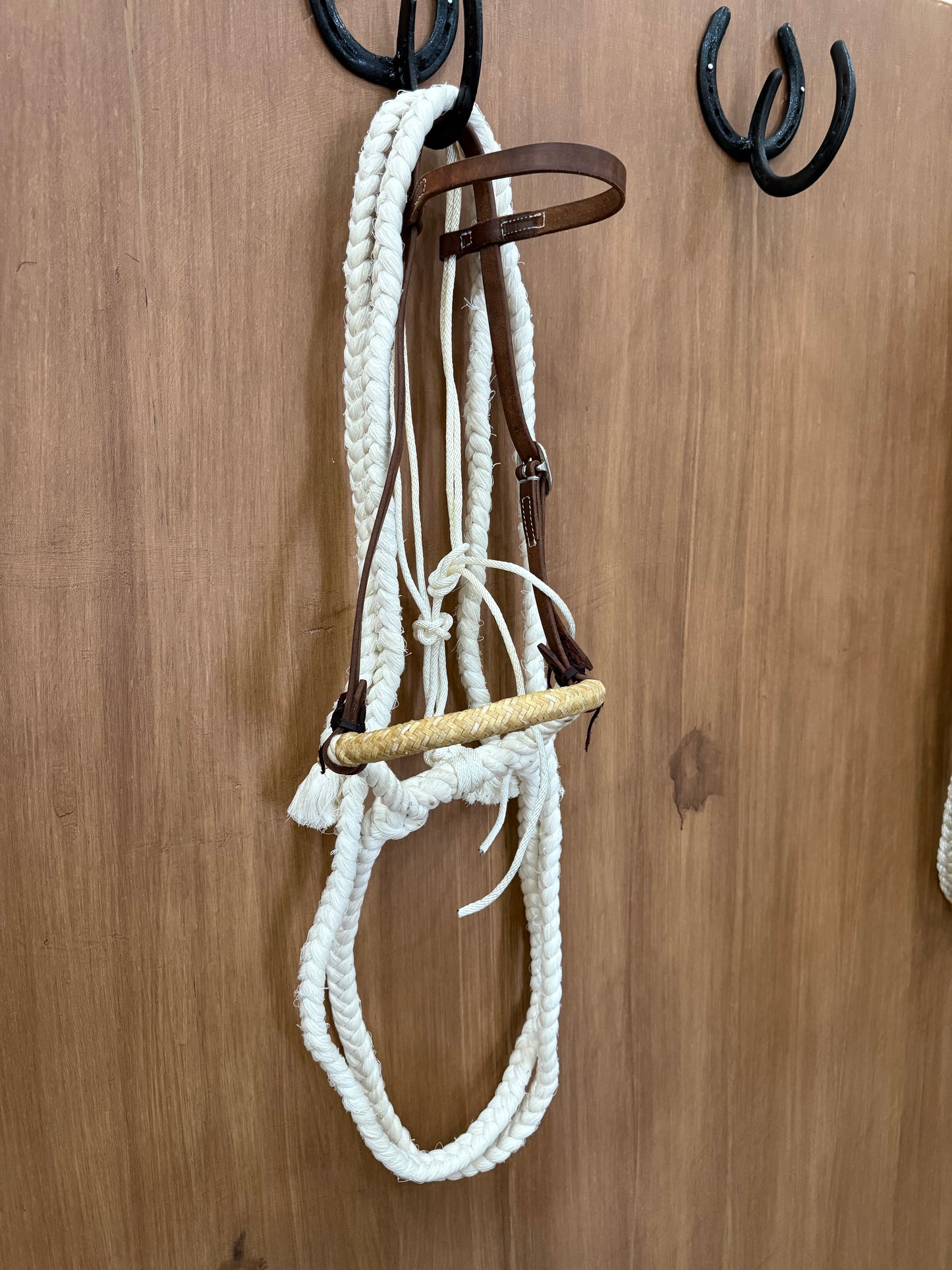 Cotton Hackamore with reins