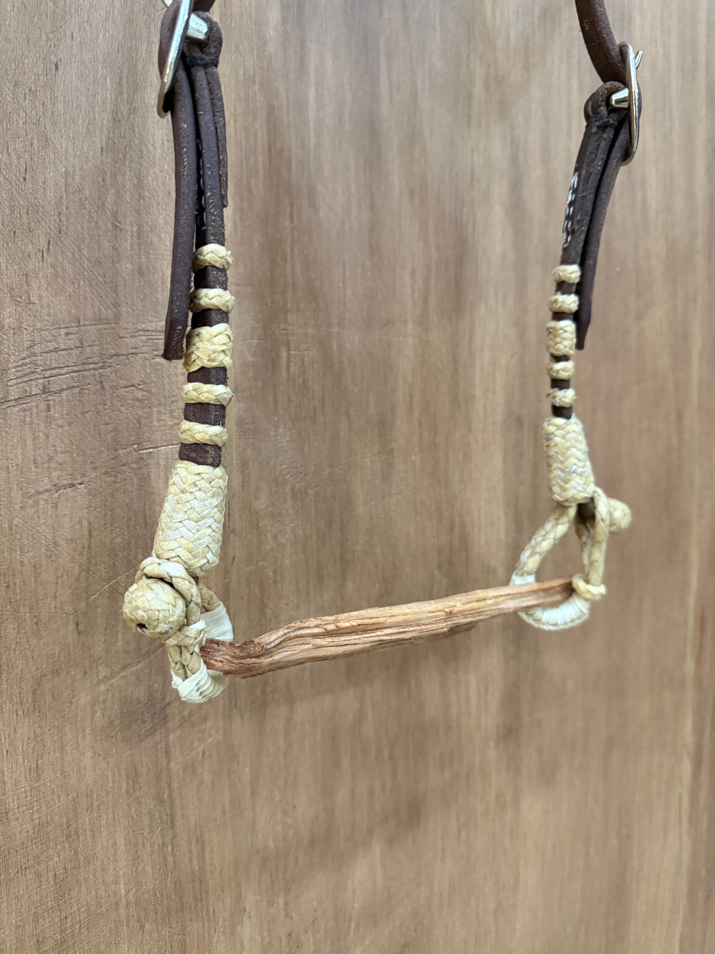 One ear two buckles rawhide ends headstalls
