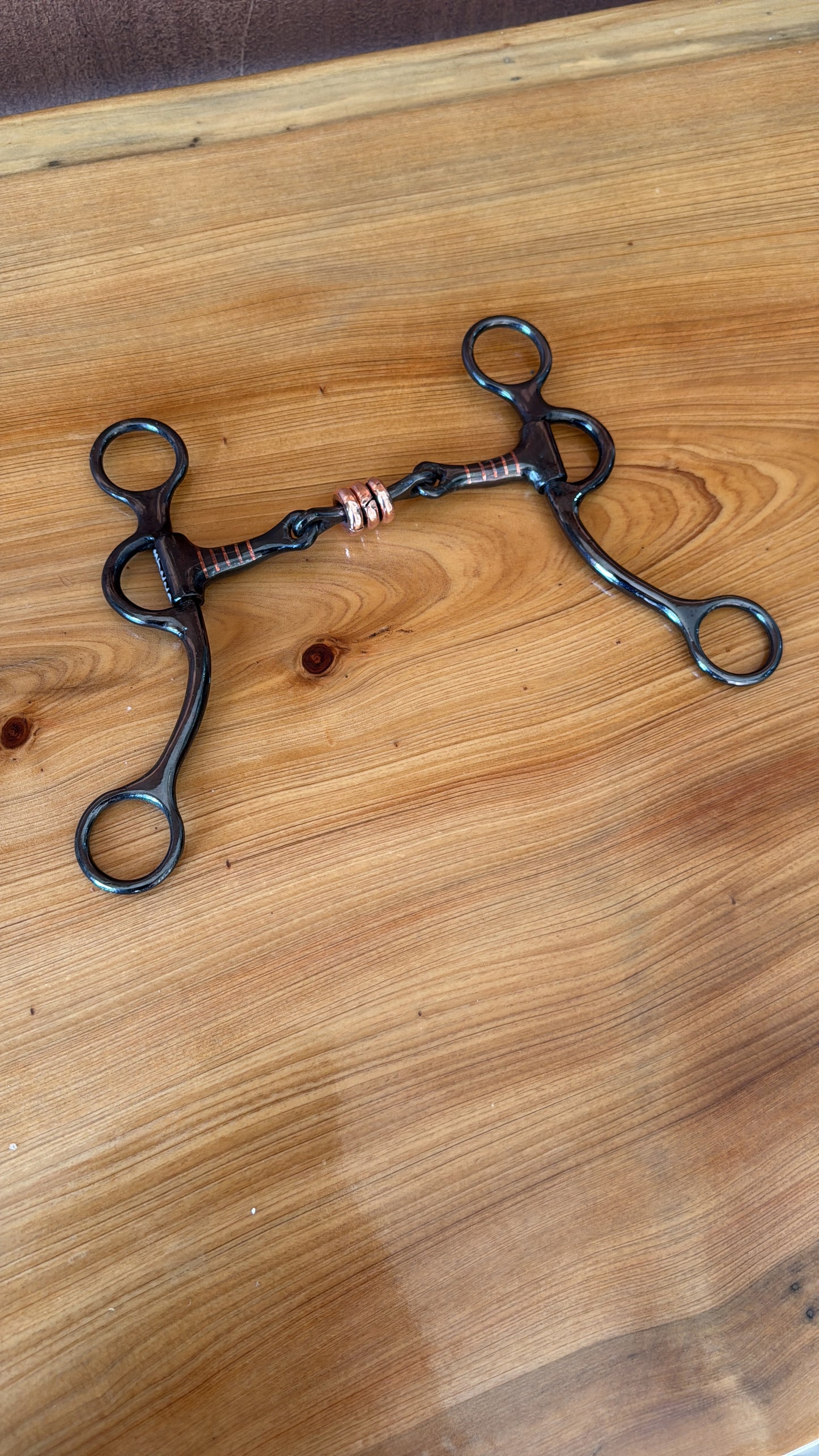 Short Shank Three-Piece Copper Roller Bit