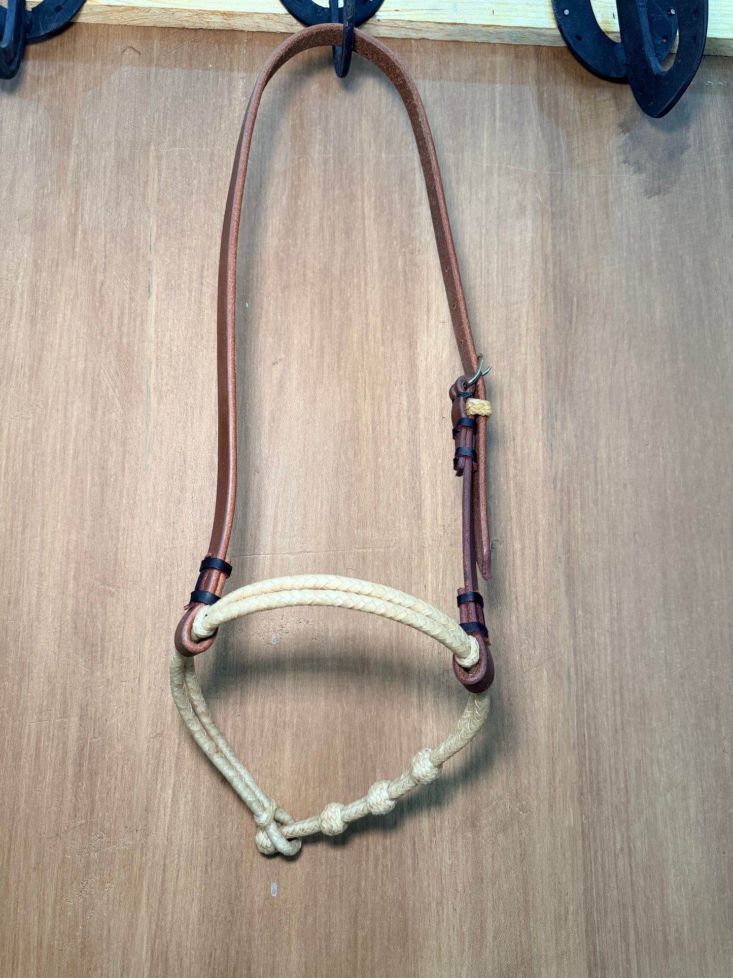 Braided Rawhide Cavesson