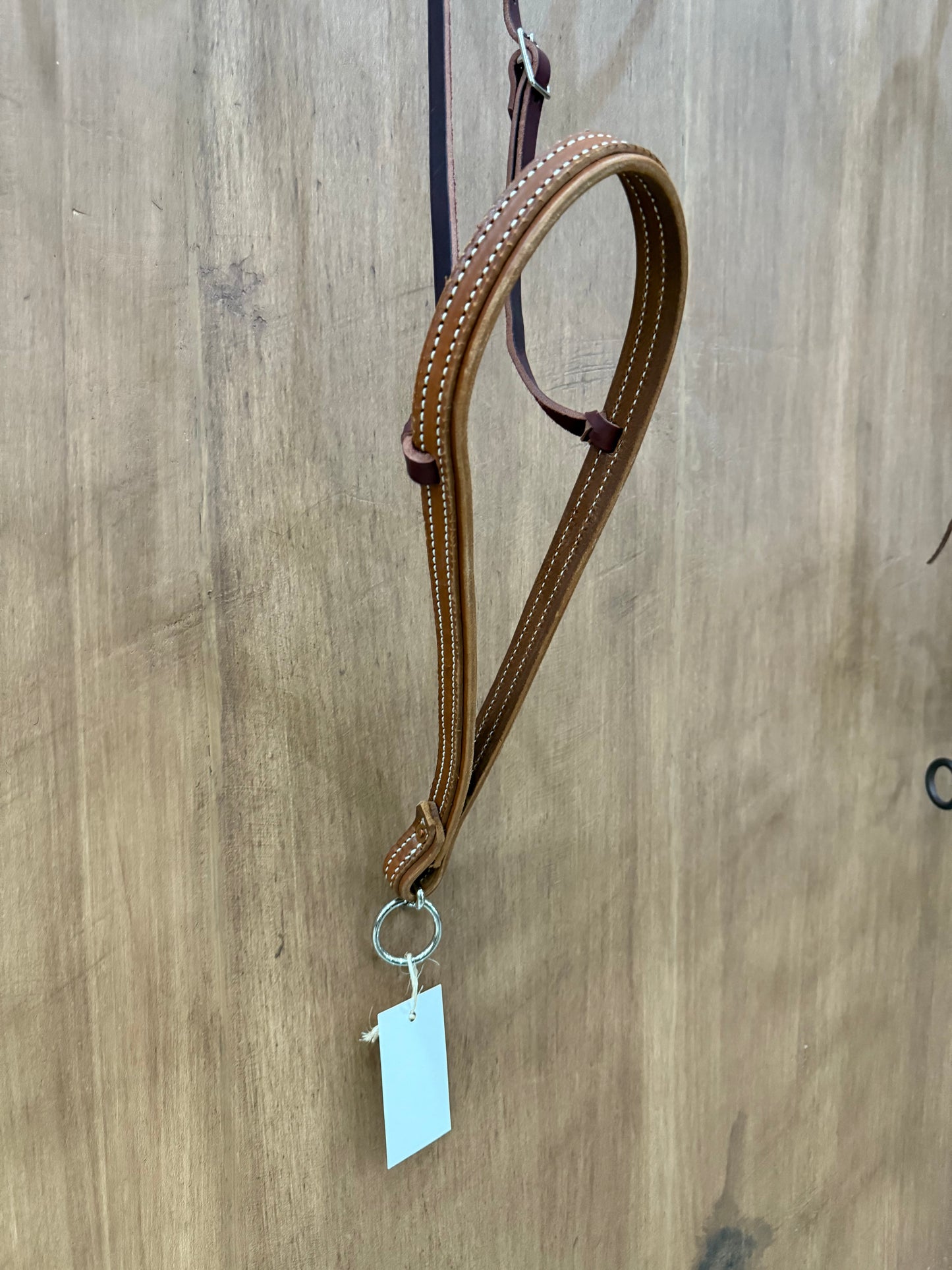 1” over lay leather nose band