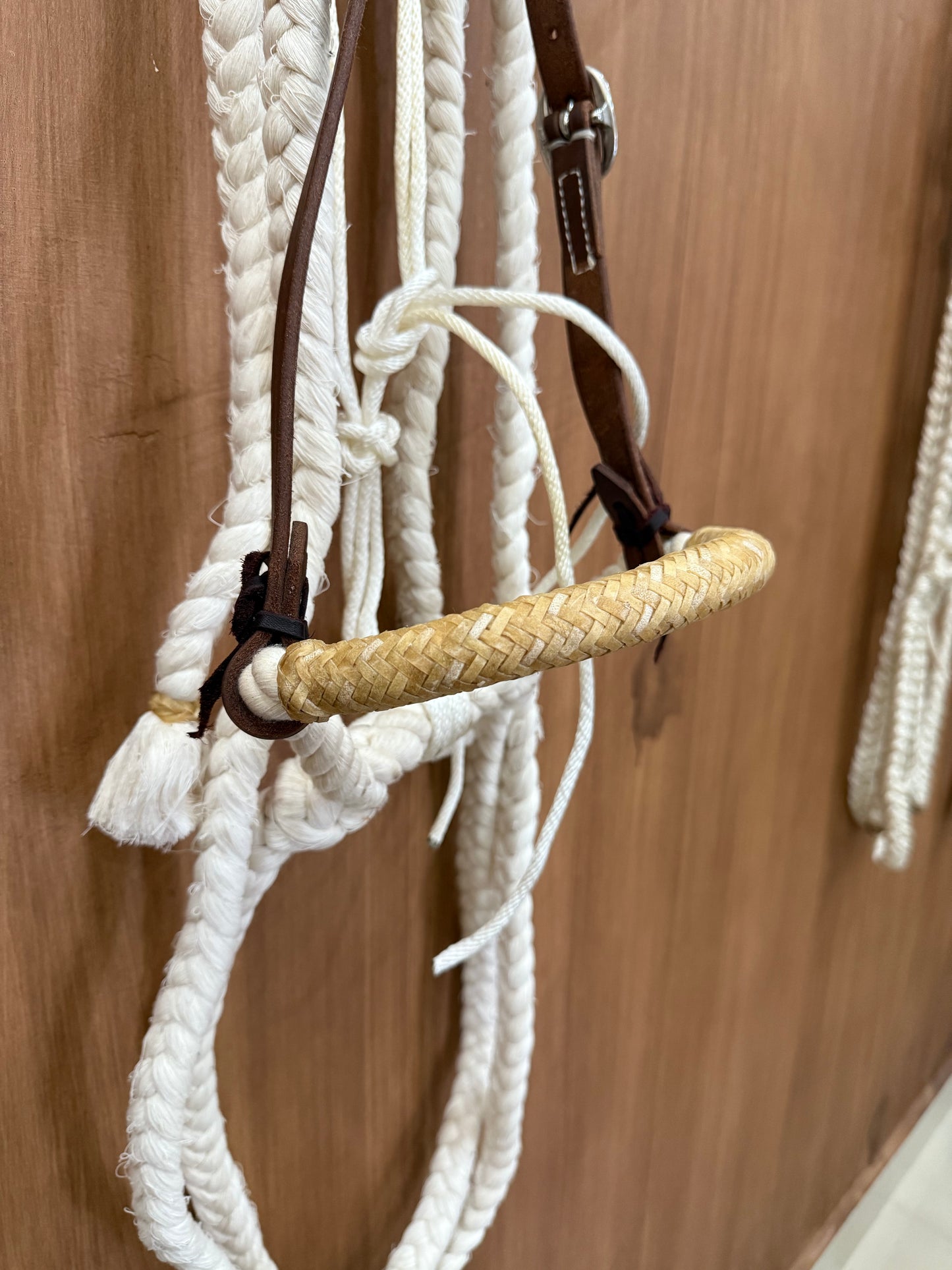 Cotton Hackamore with reins