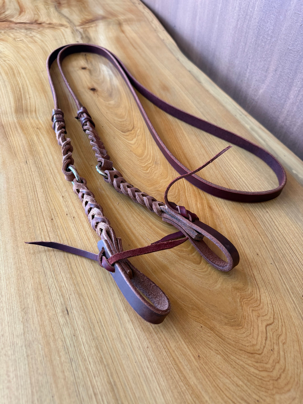 Roping Reins Braided Ends