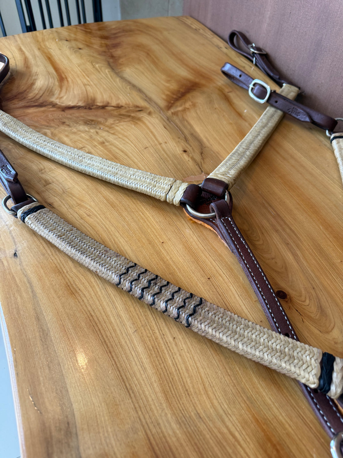 Rawhide breast collar