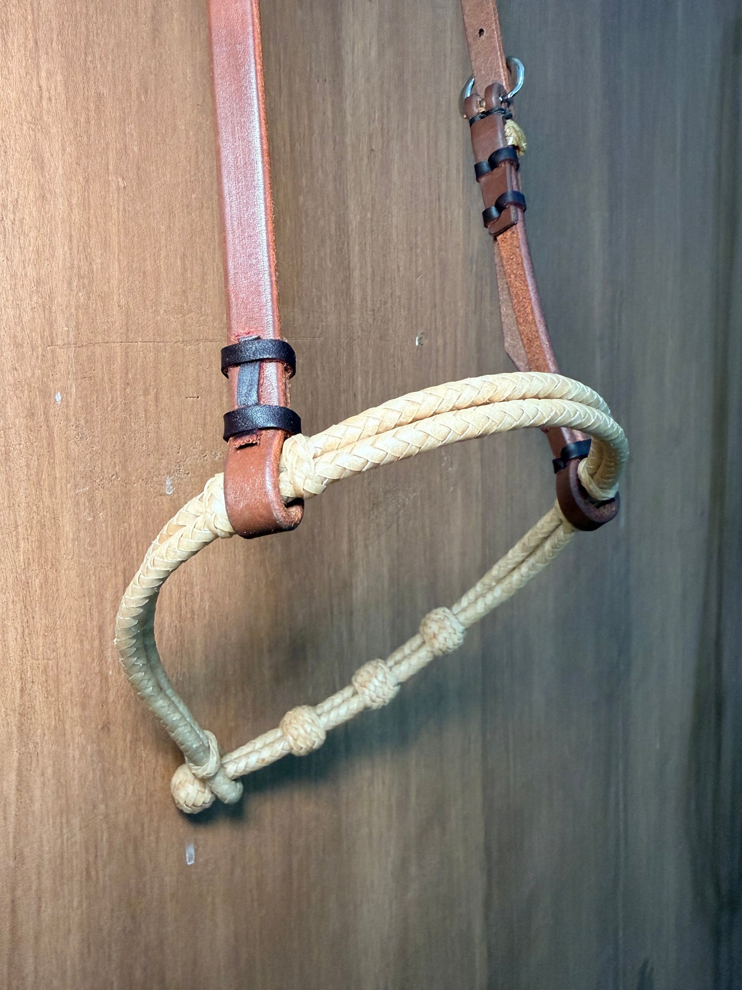 Braided Rawhide Cavesson