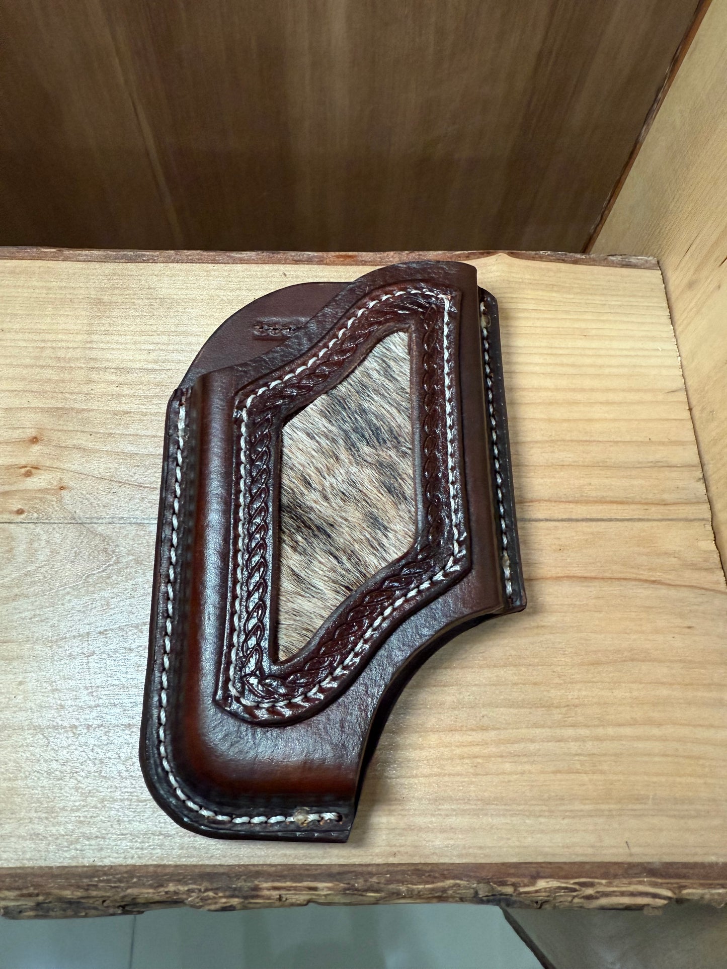 Calf hair western phone case