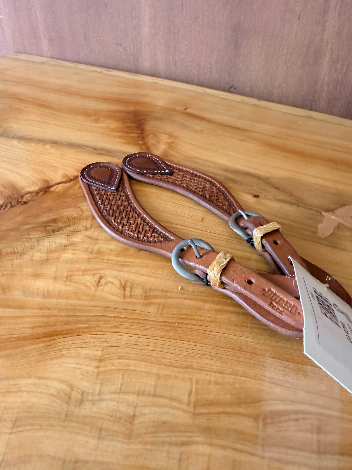 Basket Stamp Spur Straps 26