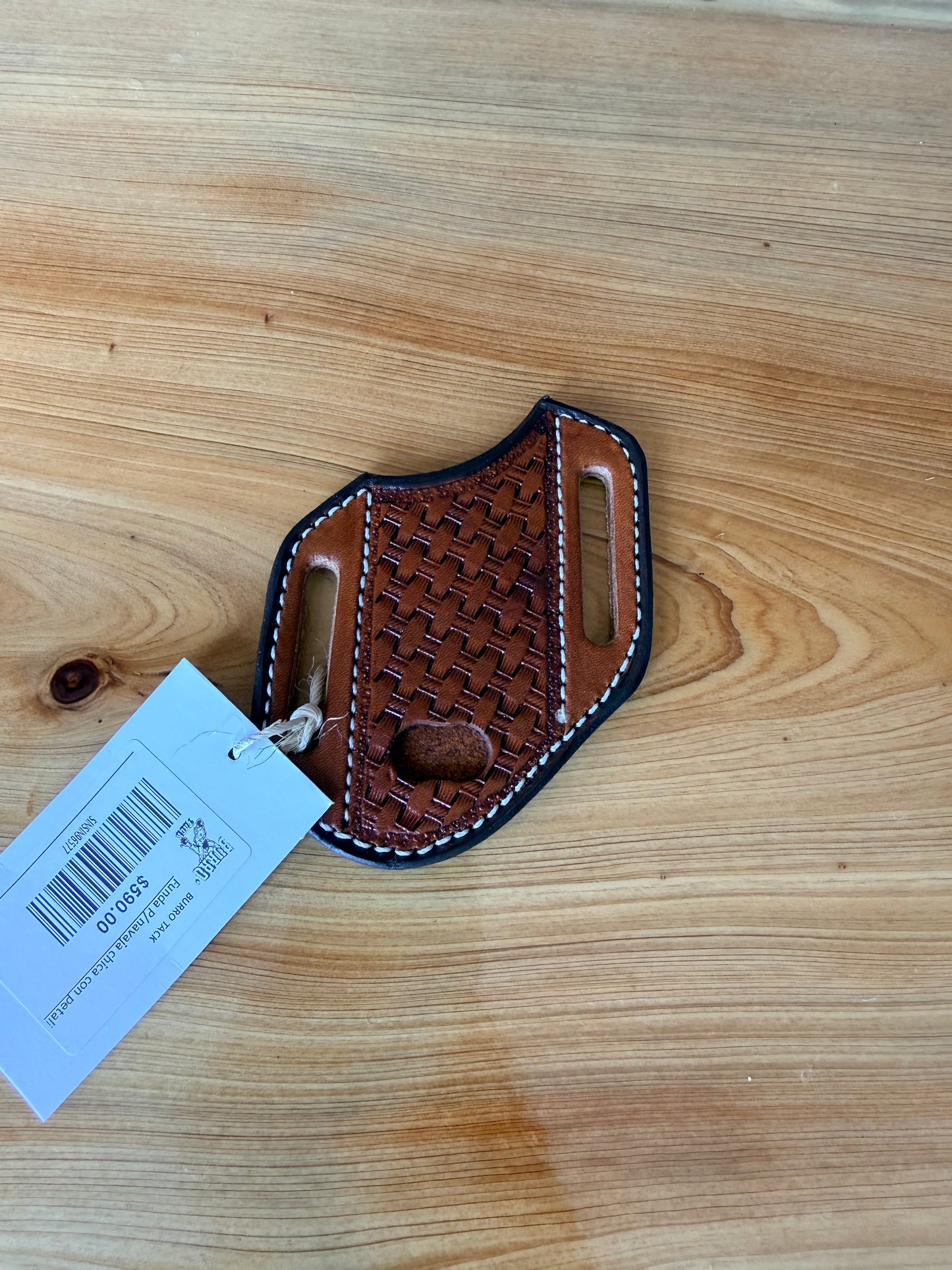 Basket Weave Pocket Knife Sheath