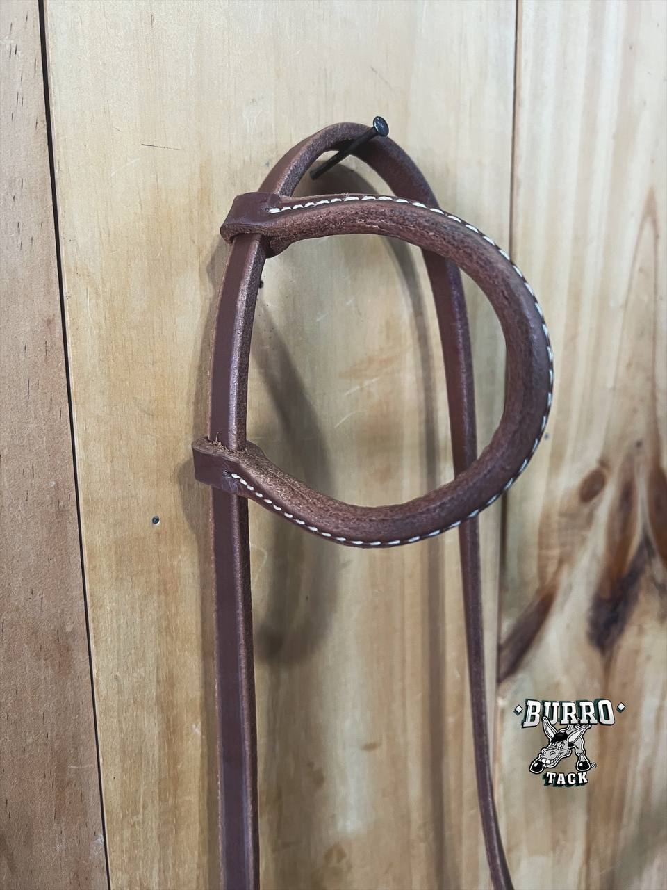 one ear one buckle 1/2" harness leather