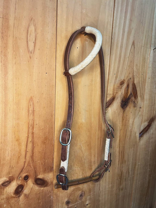 Rawhide one ear 4 buckles headstall