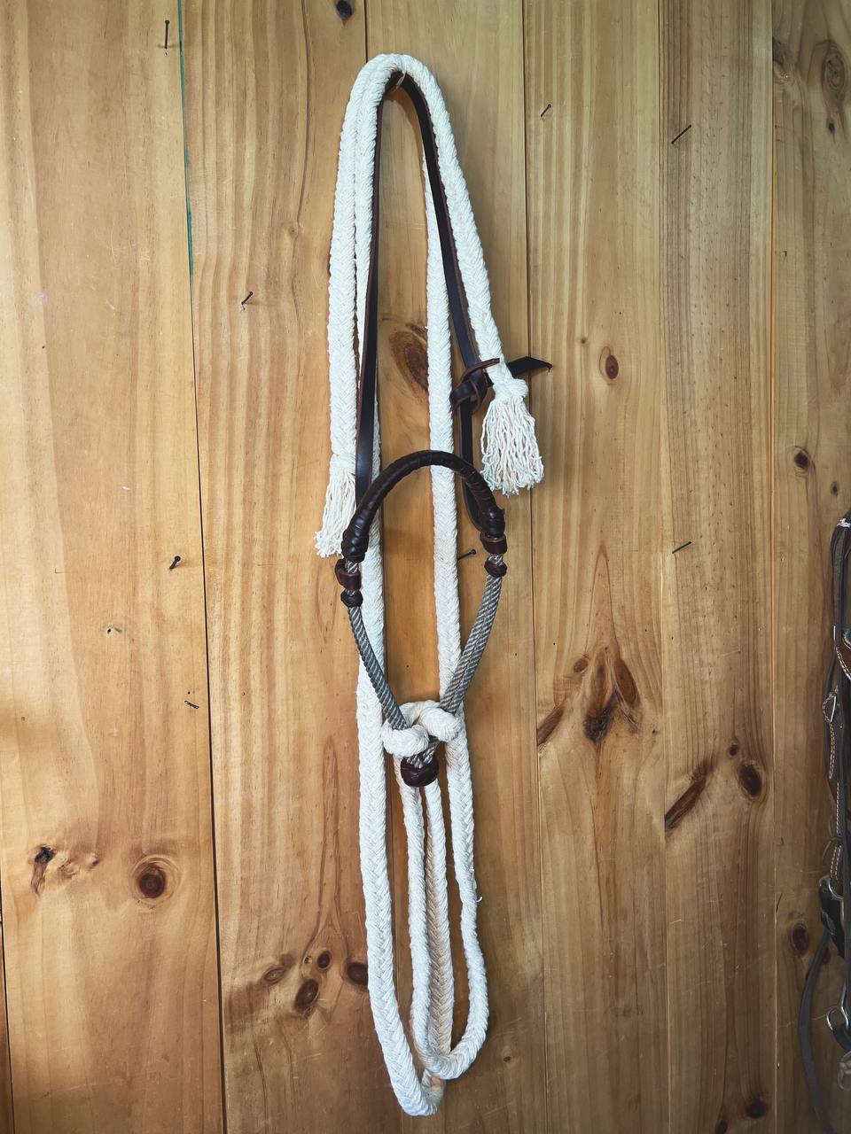 Hackamore double rope