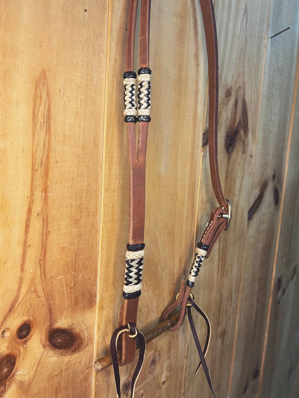 Rawhide Slot Ear Headstall