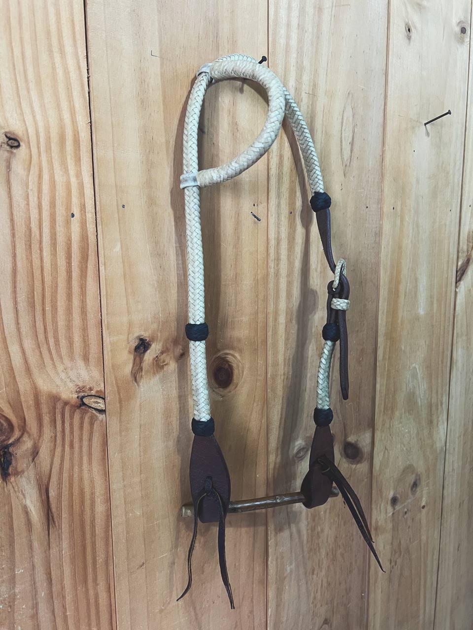 Rawhide one ear Cowboy Headstall