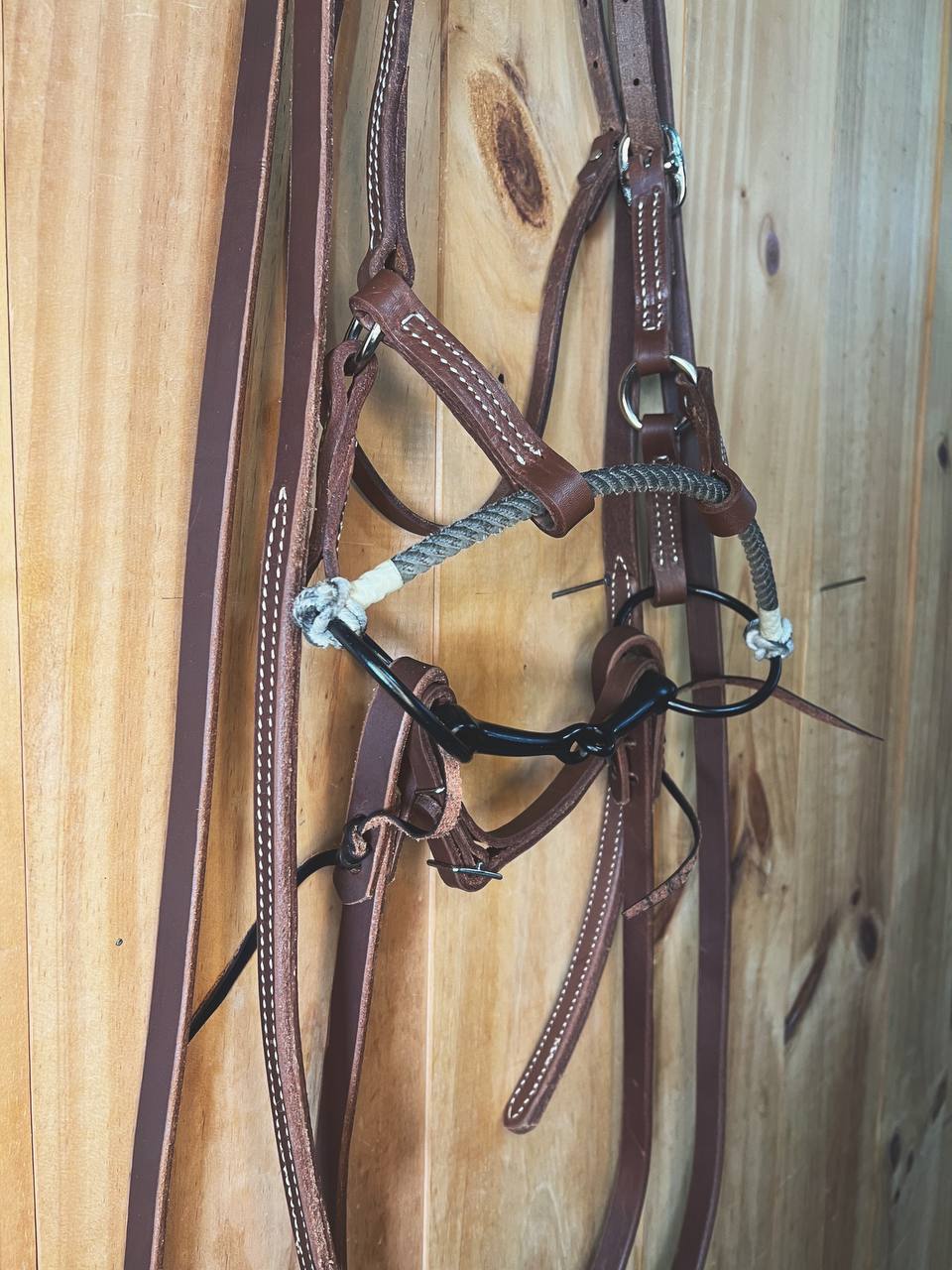 Side pull with split reins