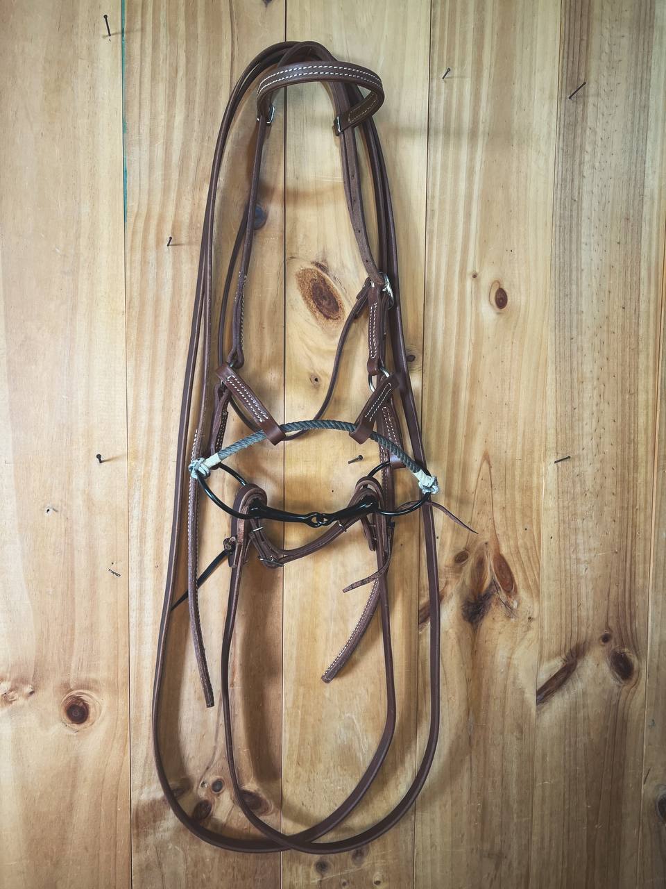 Side pull with split reins