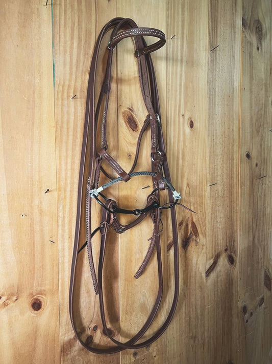 Side pull with split reins