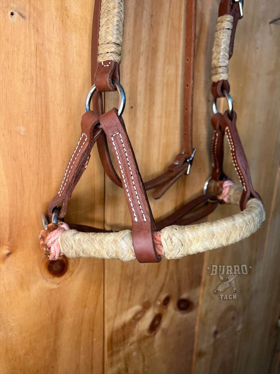 Rawhide side pull double rope