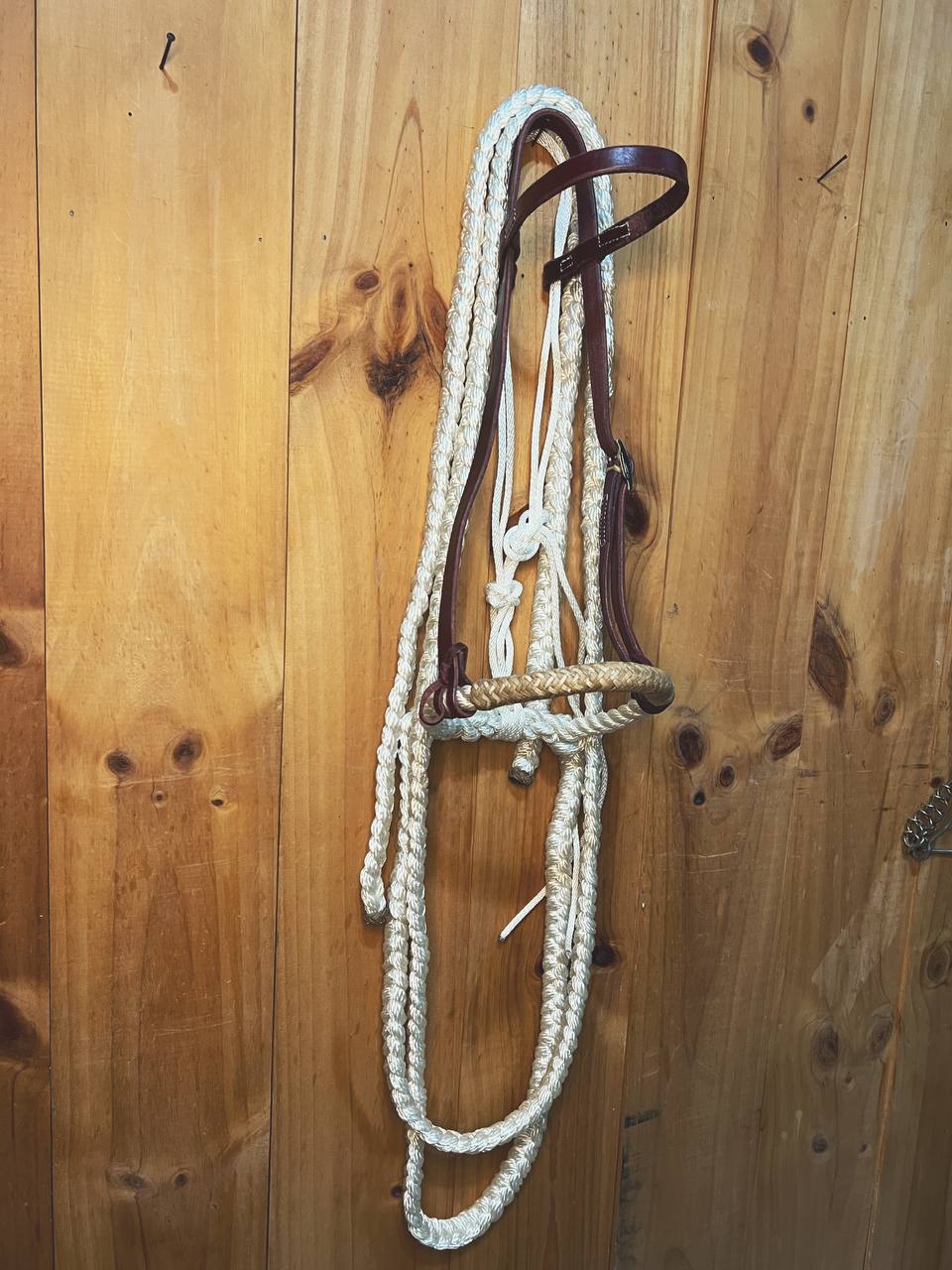 Nylon Hackamore with Reins