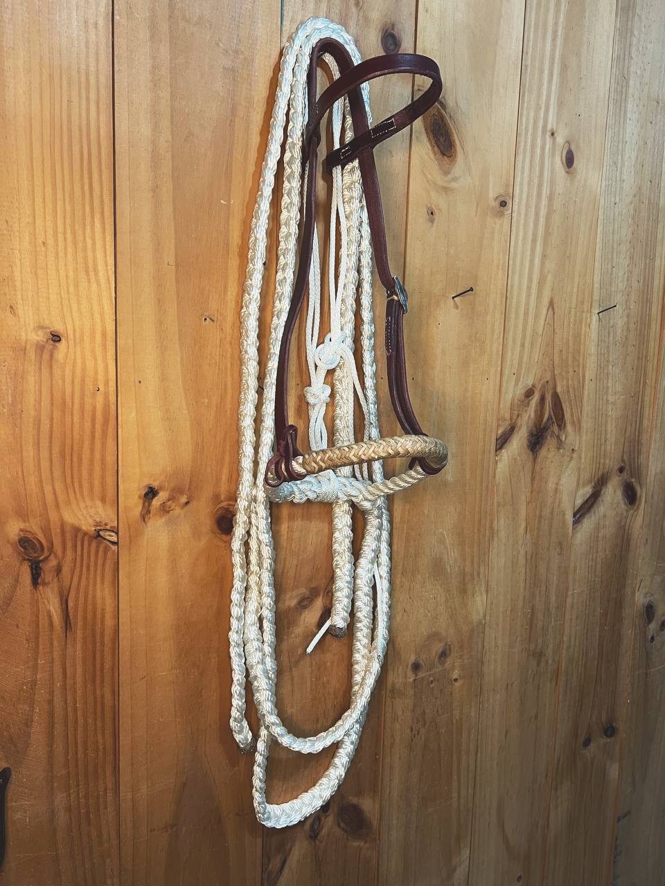 Nylon Hackamore with Reins