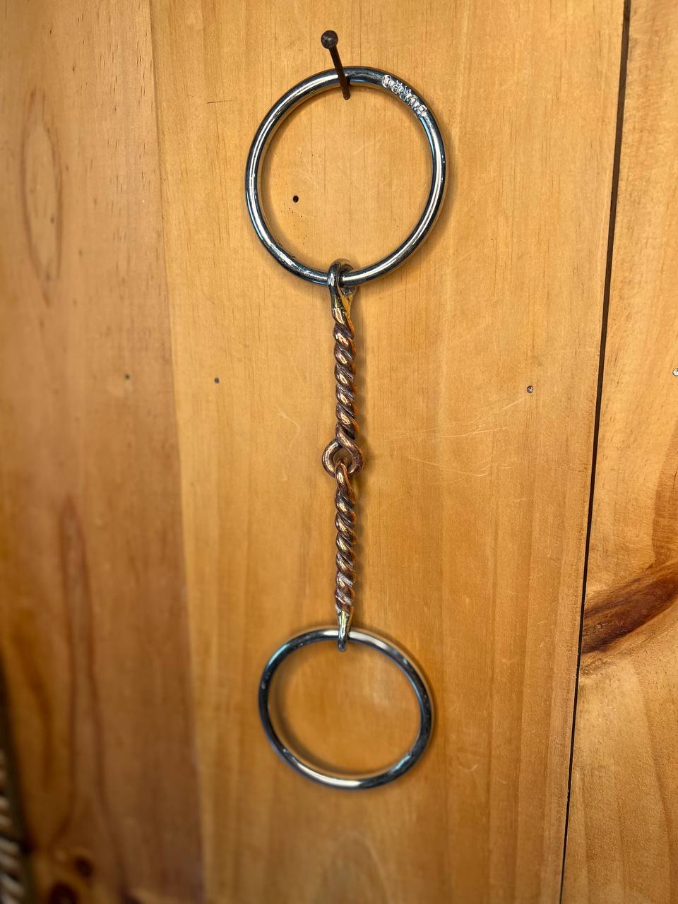 Snaffle O twisted bit