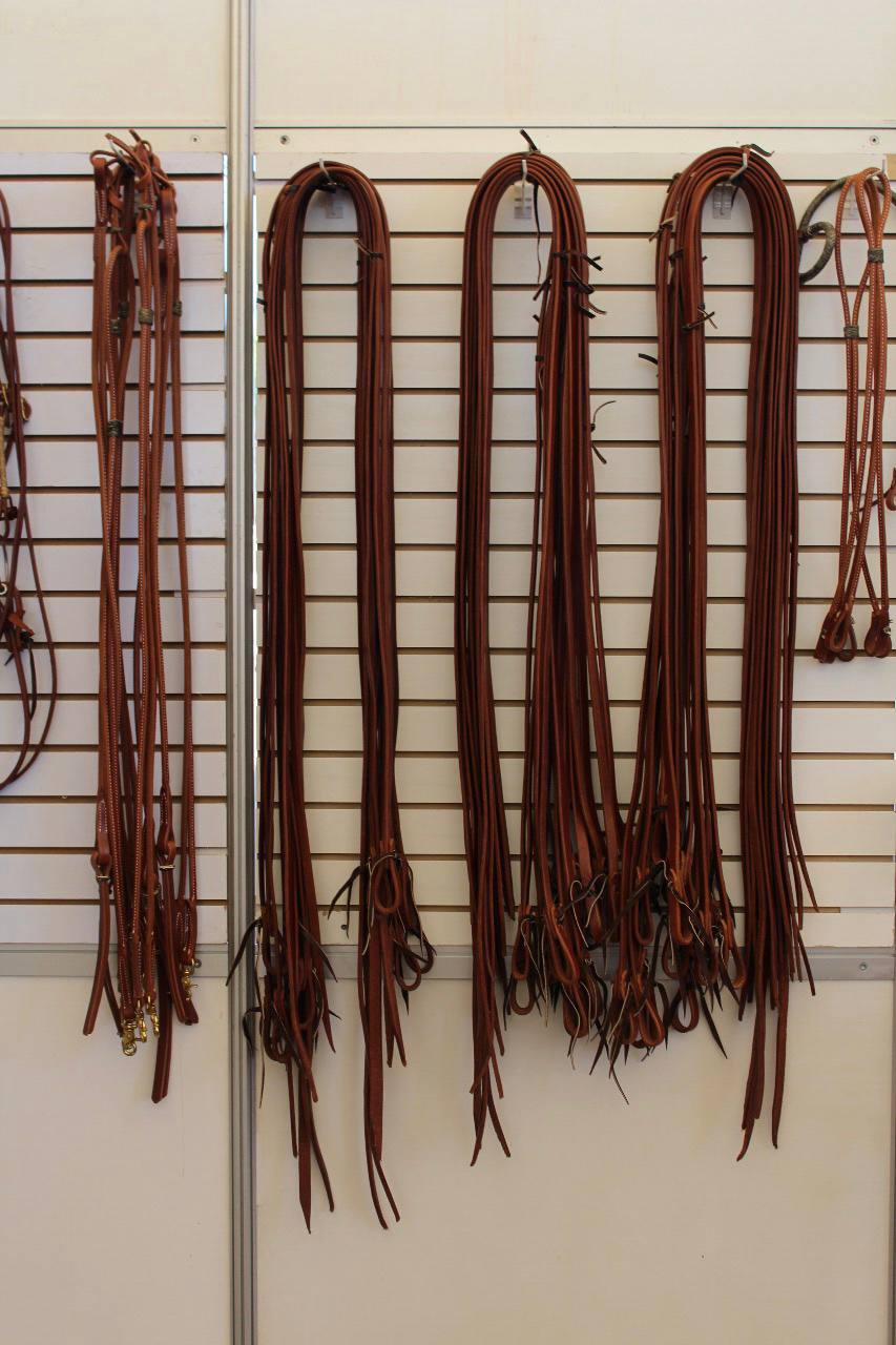 Old harness Split Reins Heavy Ends