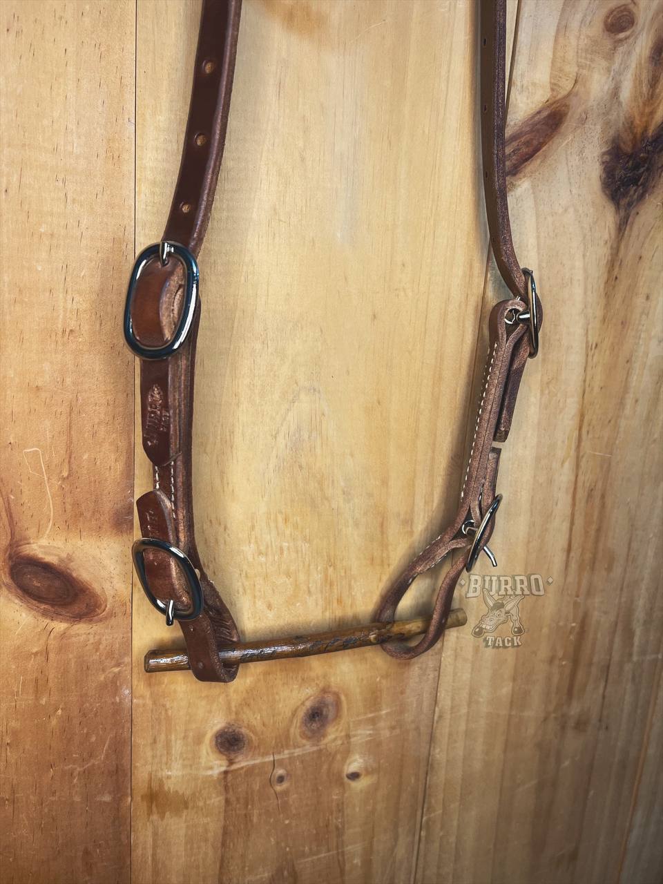 One ear 4 buckles Harness leather Headstall