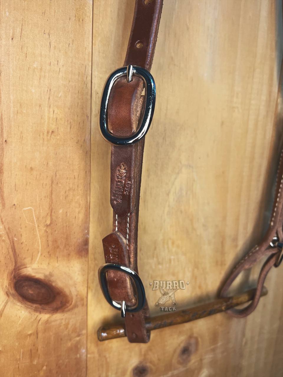 One ear 4 buckles Harness leather Headstall