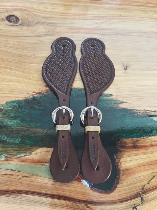 Basket Stamp Spur Straps 17