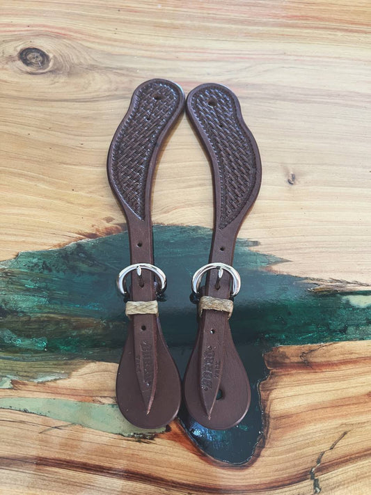 Basket Stamp Spur Straps 26